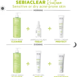 SVR Sebiaclear Soothing Face Wash-Off Cream Cleanser 400ml Best
