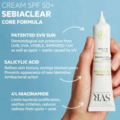 SVR Sebiaclear SPF50+ Mattifying Anti-Blemish Sunscreen 40ml Outlet