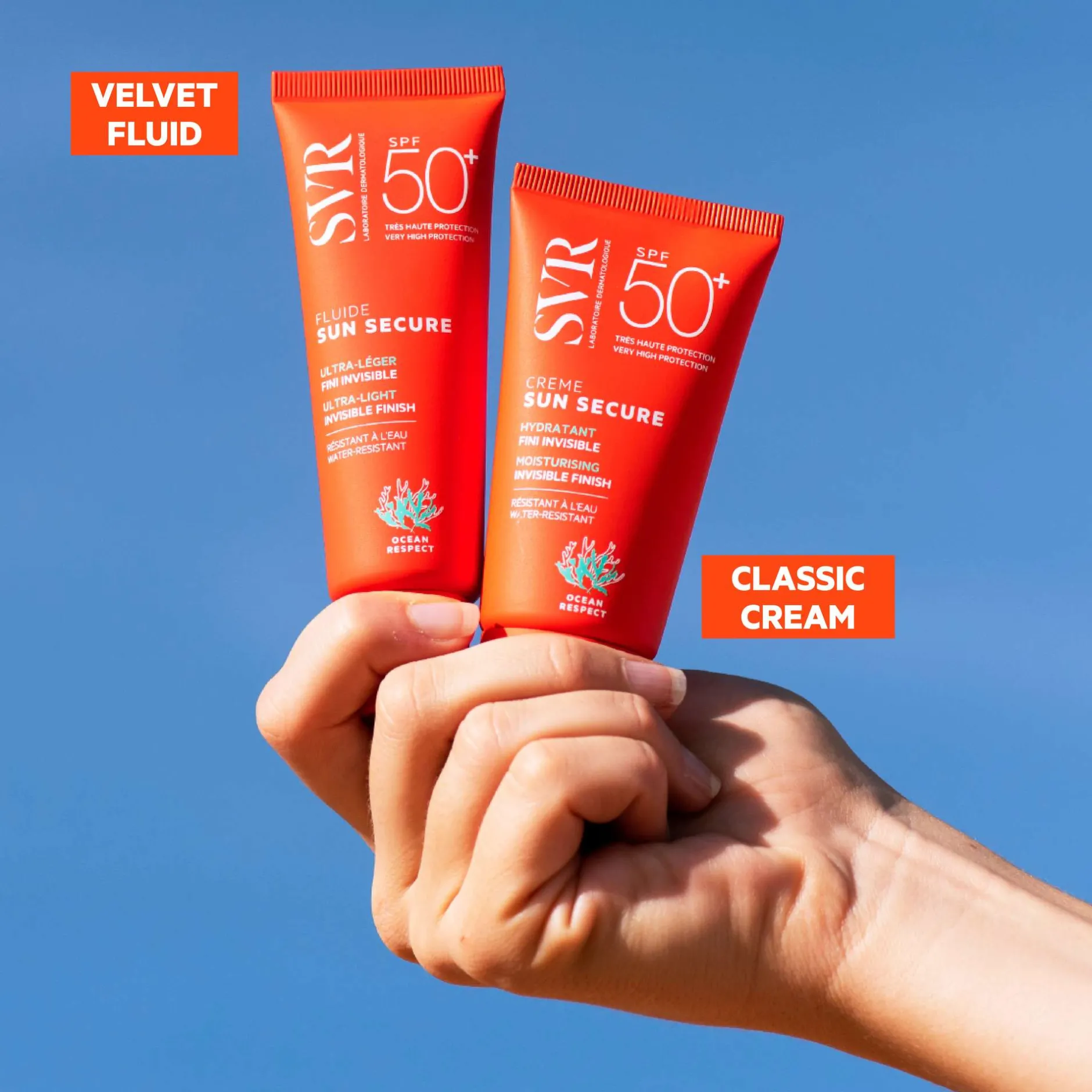 SVR Sun Secure Fluide SPF50+ 50ml Hot