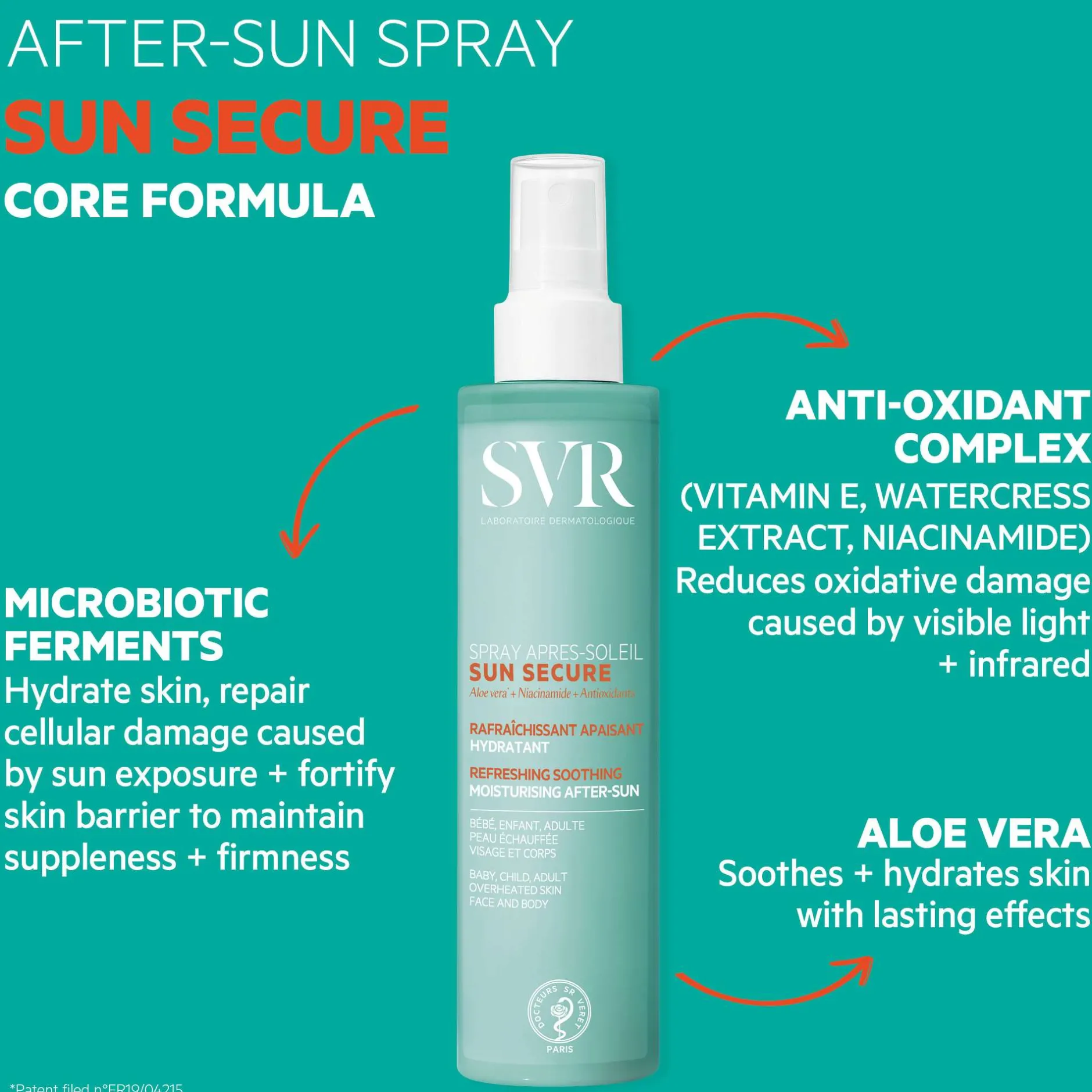 SVR Sun Secure Refreshing Soothing Moisturising Aftersun Spray 200ml Sale