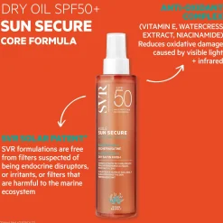 SVR Sun Secure SPF50 Dry and Nourishing Oil Spray 200ml Clearance