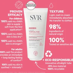 SVR Topialyse 48H Soothing Nourishing Cream for Dry Skin 200ml Hot