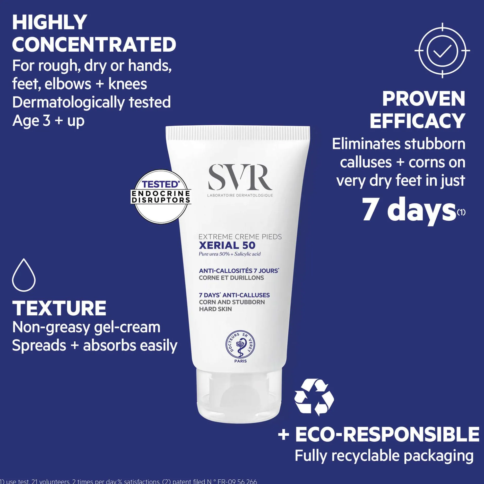 SVR Xerial 50 Extreme Foot Cream 50ml Best