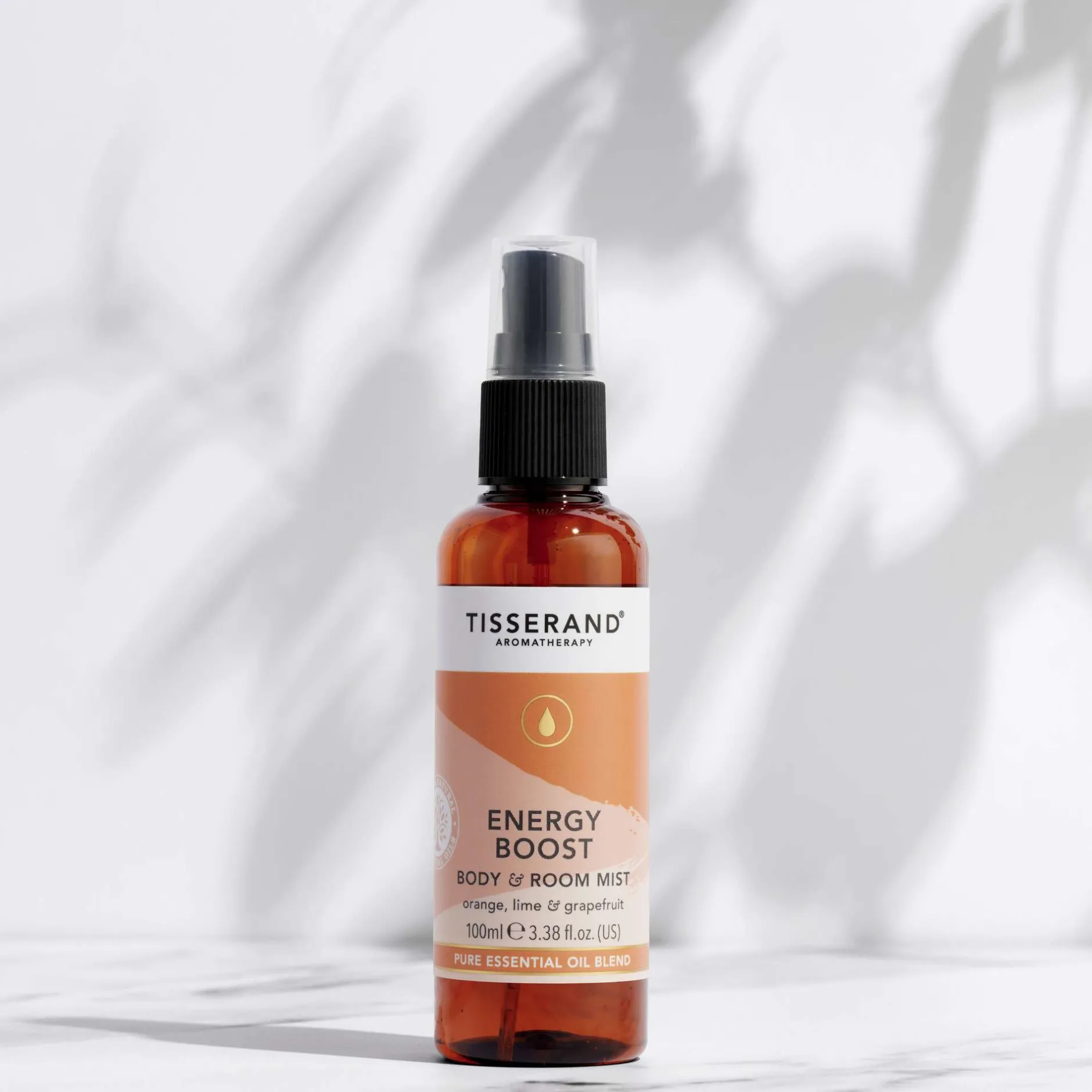 Tisserand Aromatherapy Energy Boost Body & Room Mist 100ml New