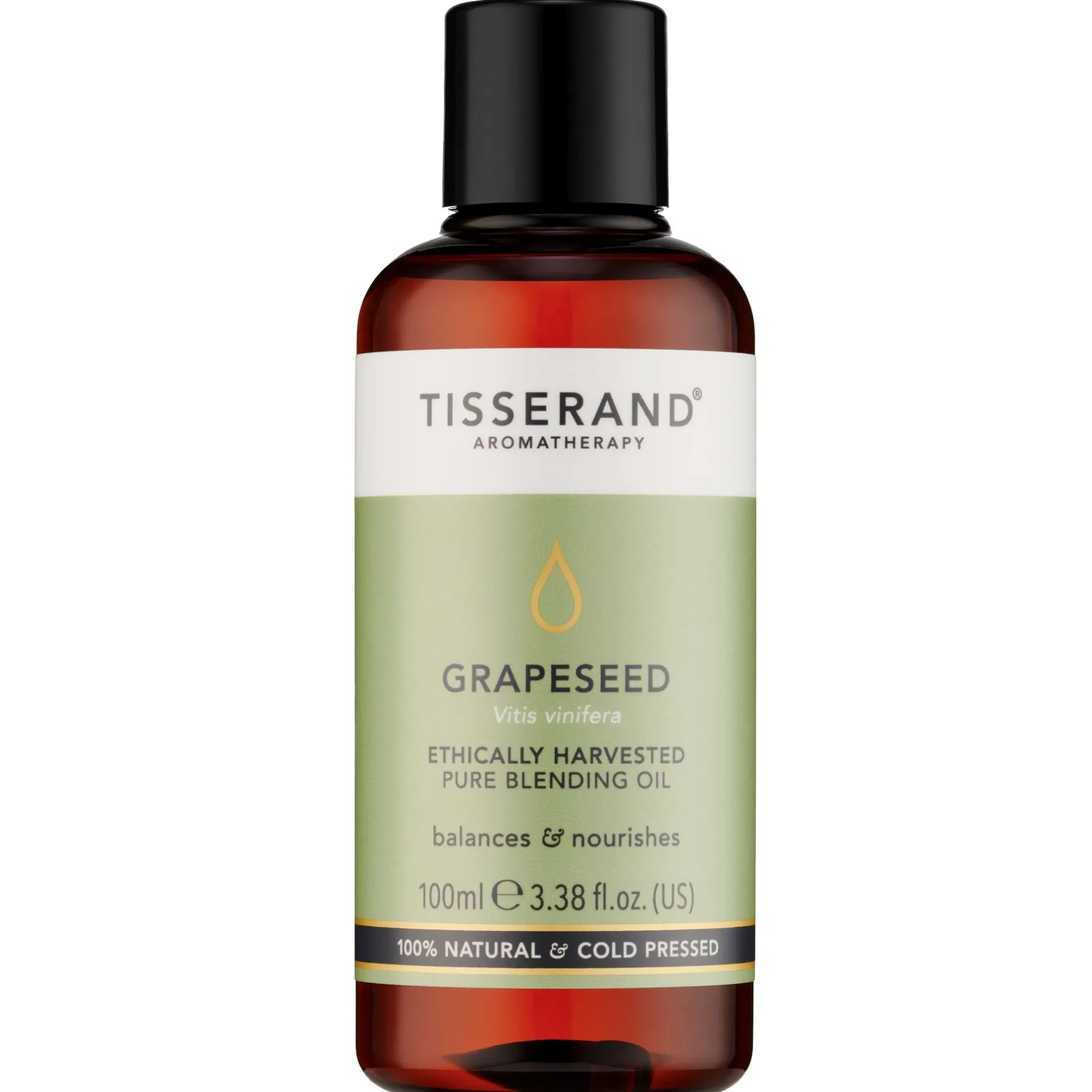 Tisserand Aromatherapy Pure Essential Oils Grapeseed Pure Blending Oil 100ml Hot