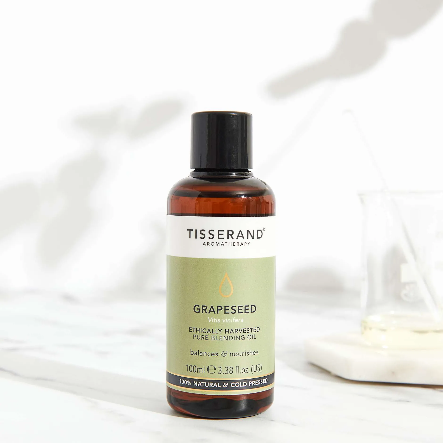 Tisserand Aromatherapy Pure Essential Oils Grapeseed Pure Blending Oil 100ml Hot