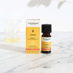 Tisserand Aromatherapy Pure Essential Oils Lemon Organic Essential Oil 9ml Hot