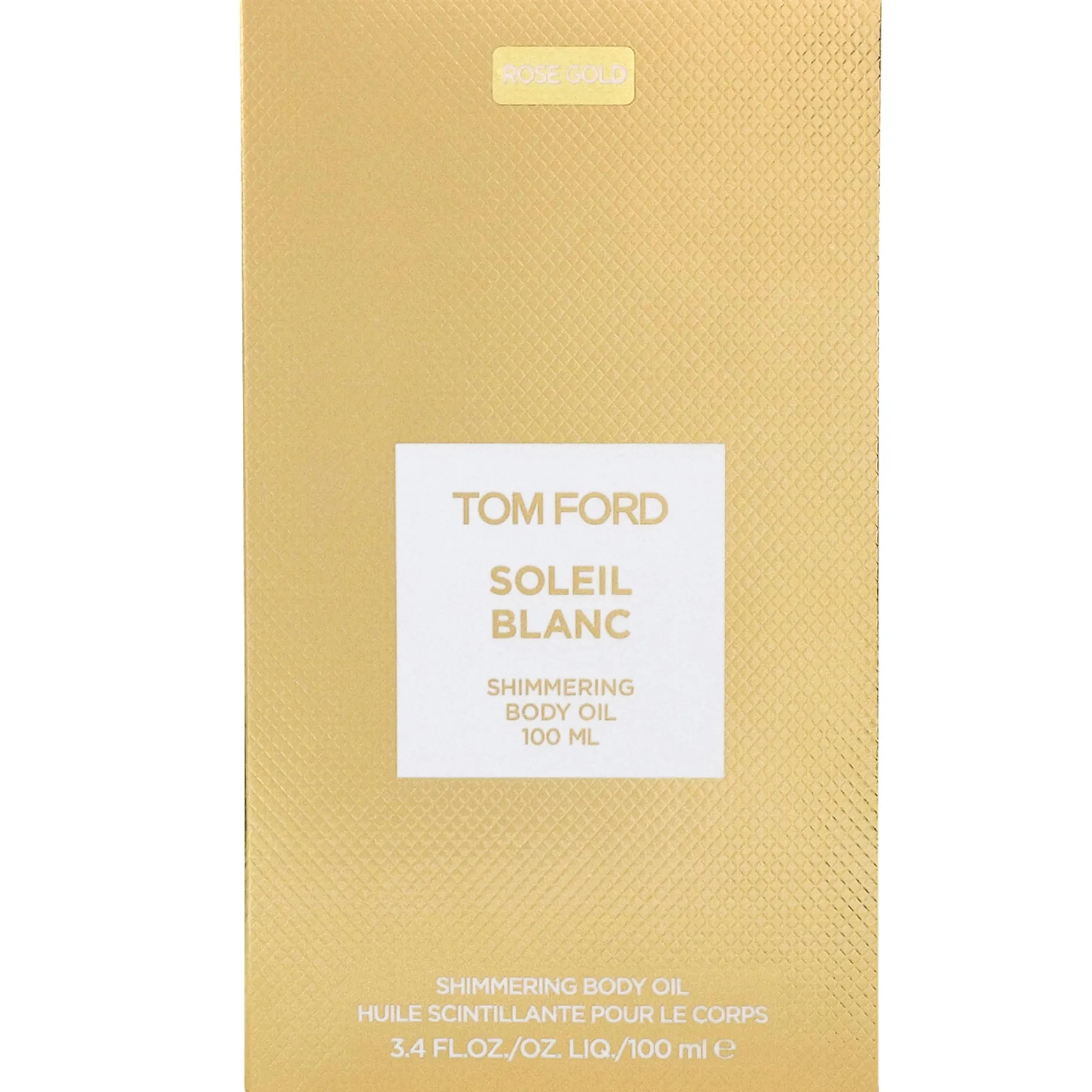 Tom Ford Private Blend Soleil Blanc Shimmering Body Oil Rose Gold 100ml Outlet