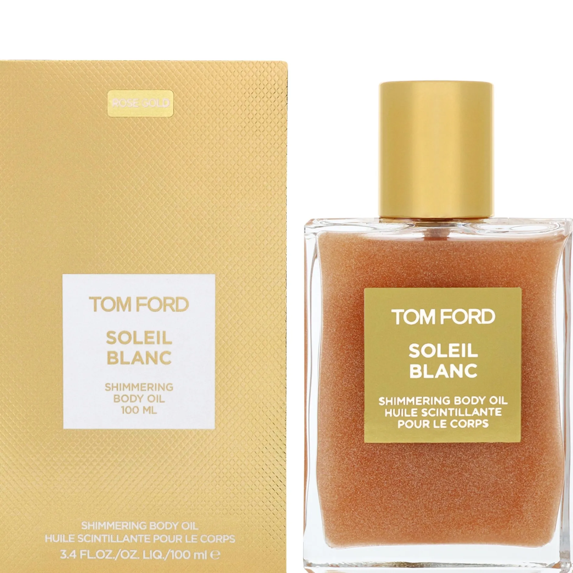 Tom Ford Private Blend Soleil Blanc Shimmering Body Oil Rose Gold 100ml Outlet