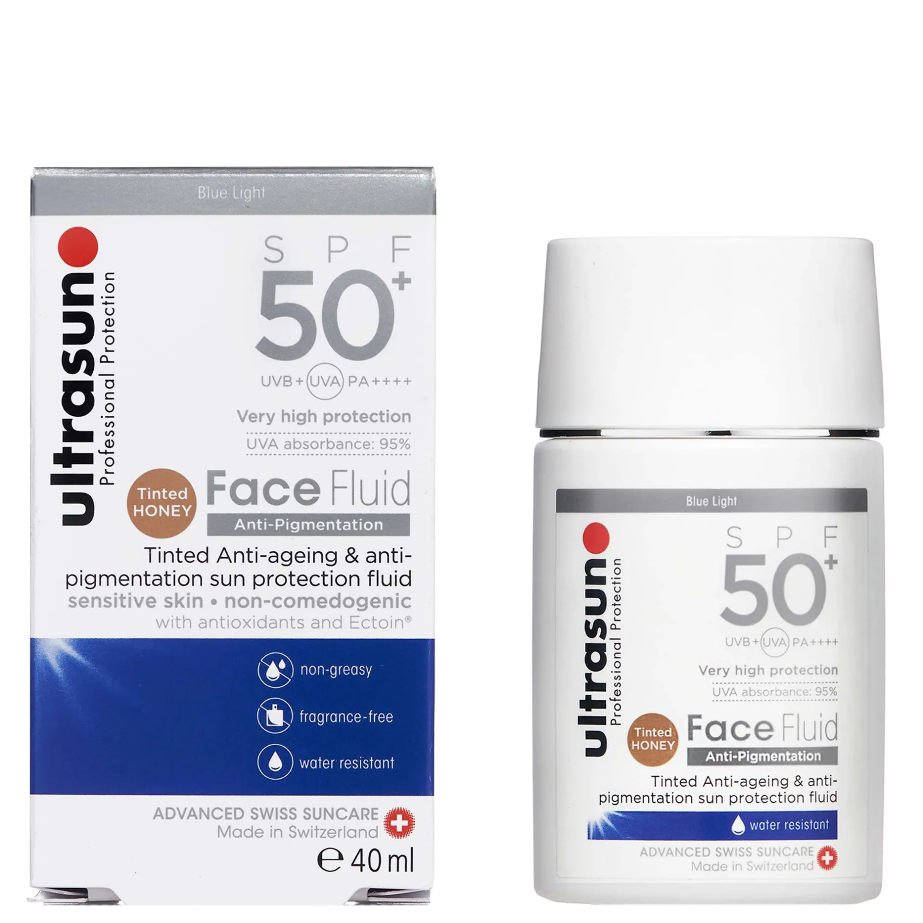 Ultrasun Sun Protection Face Fluid Tinted Anti Pigmentation SPF50+ 40ml Sale
