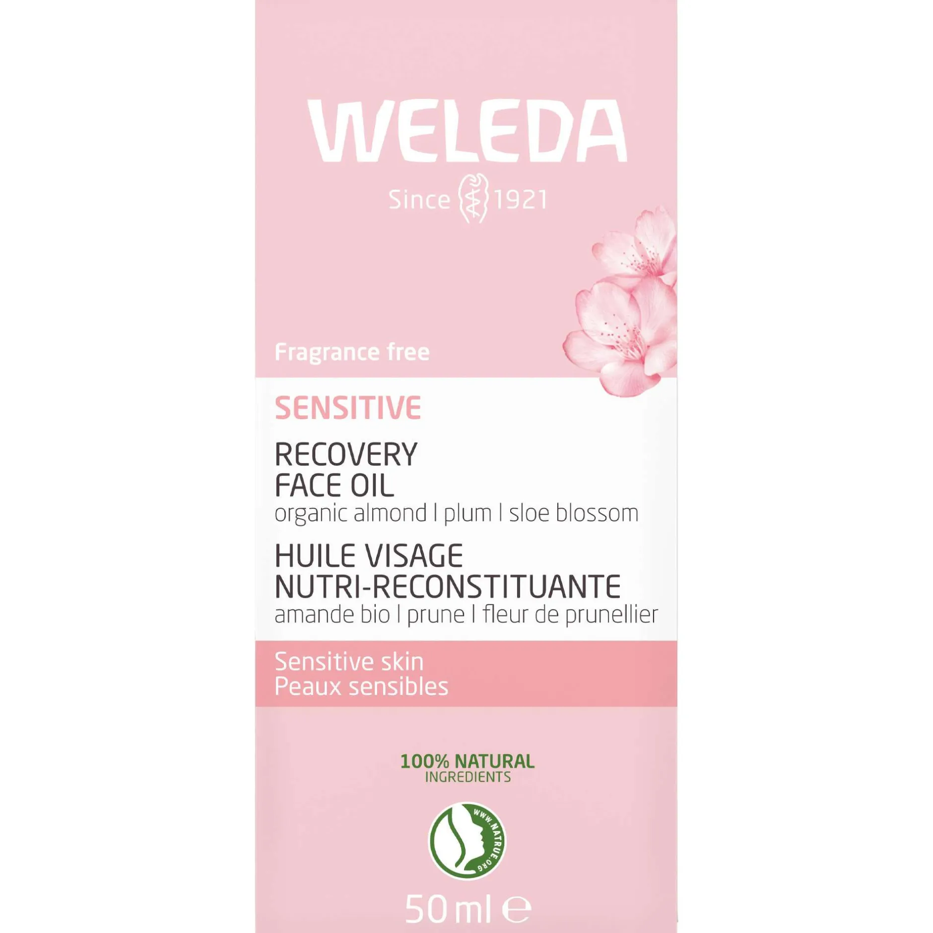 Weleda Face Care Almond Sensitive Recovery Face Oil 50ml Clearance