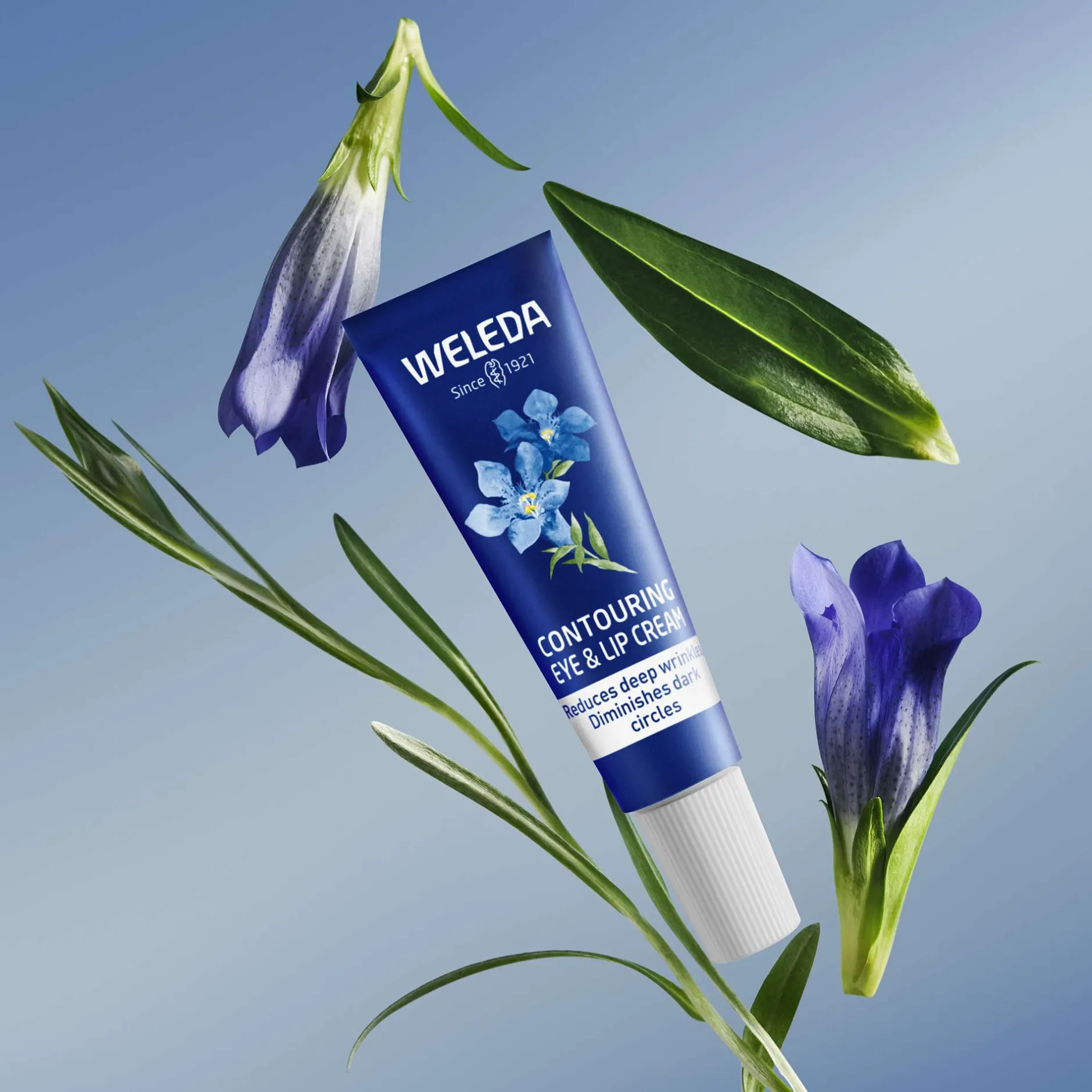 Weleda Face Care Blue Gentian & Edelweiss Contouring Eye & Lip Cream 10ml New