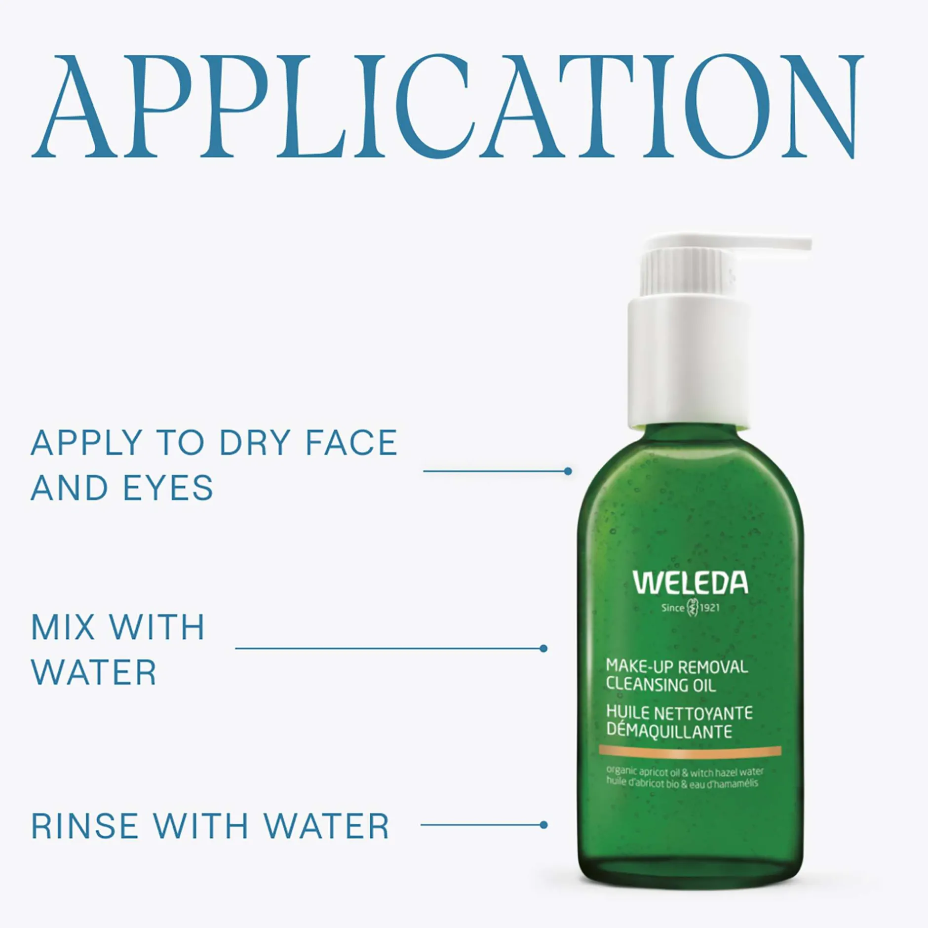 Weleda Face Care Make-up Removal Cleansing Oil 150ml Hot