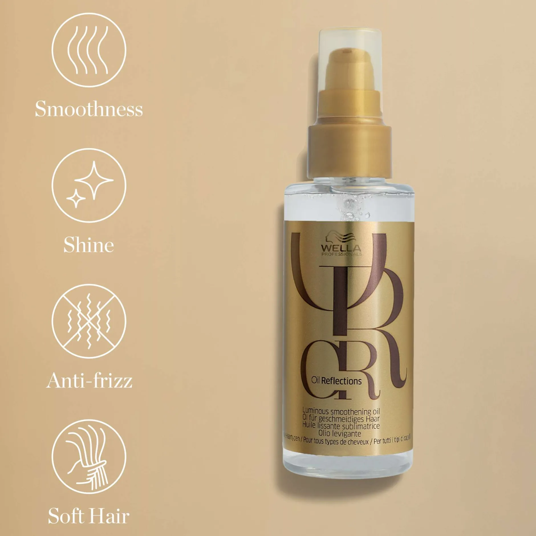 Wella Oil Reflections Luminous Smoothing Oil 100ml New
