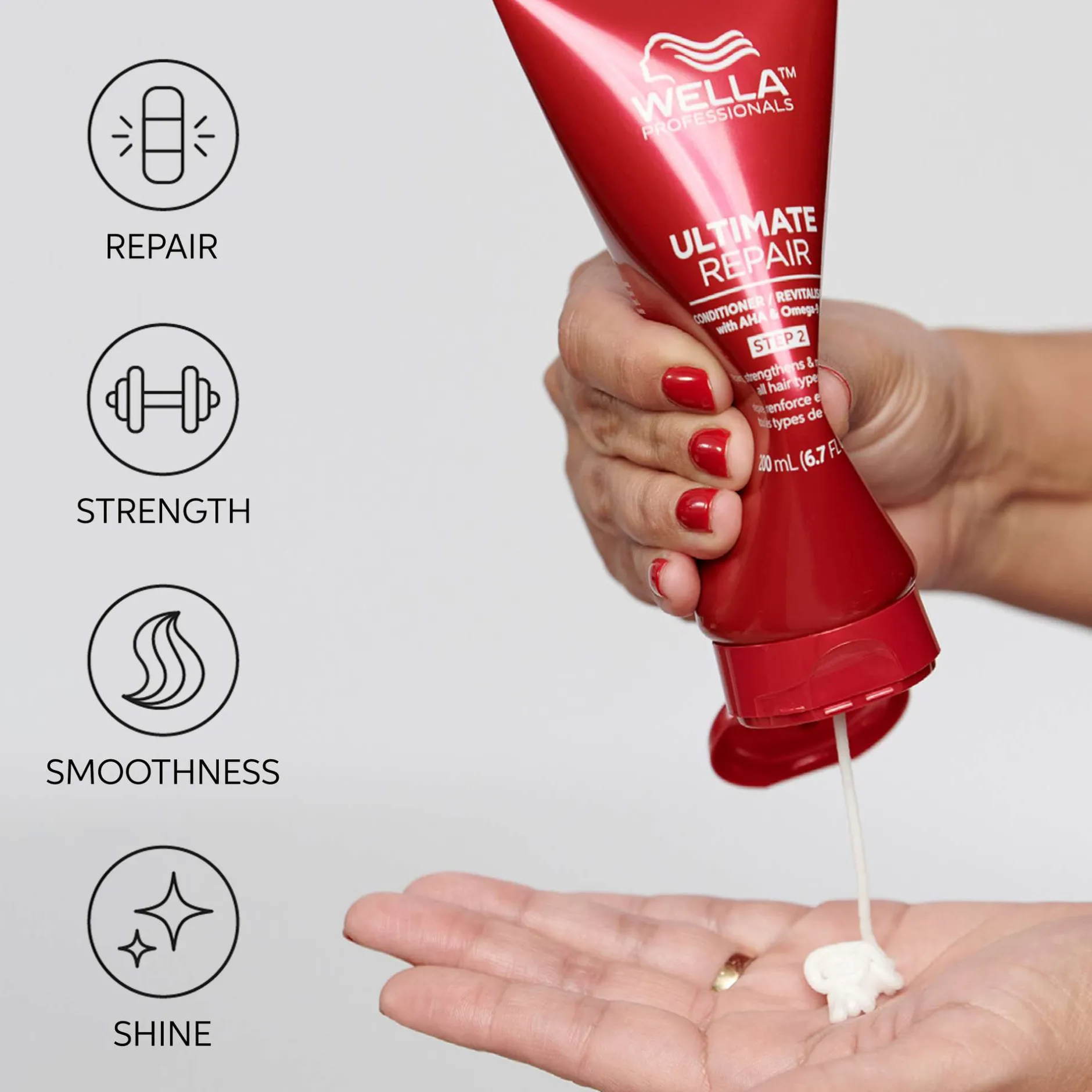 Wella Ultimate Repair Conditioner for All Types of Hair Damage 200ml Hot
