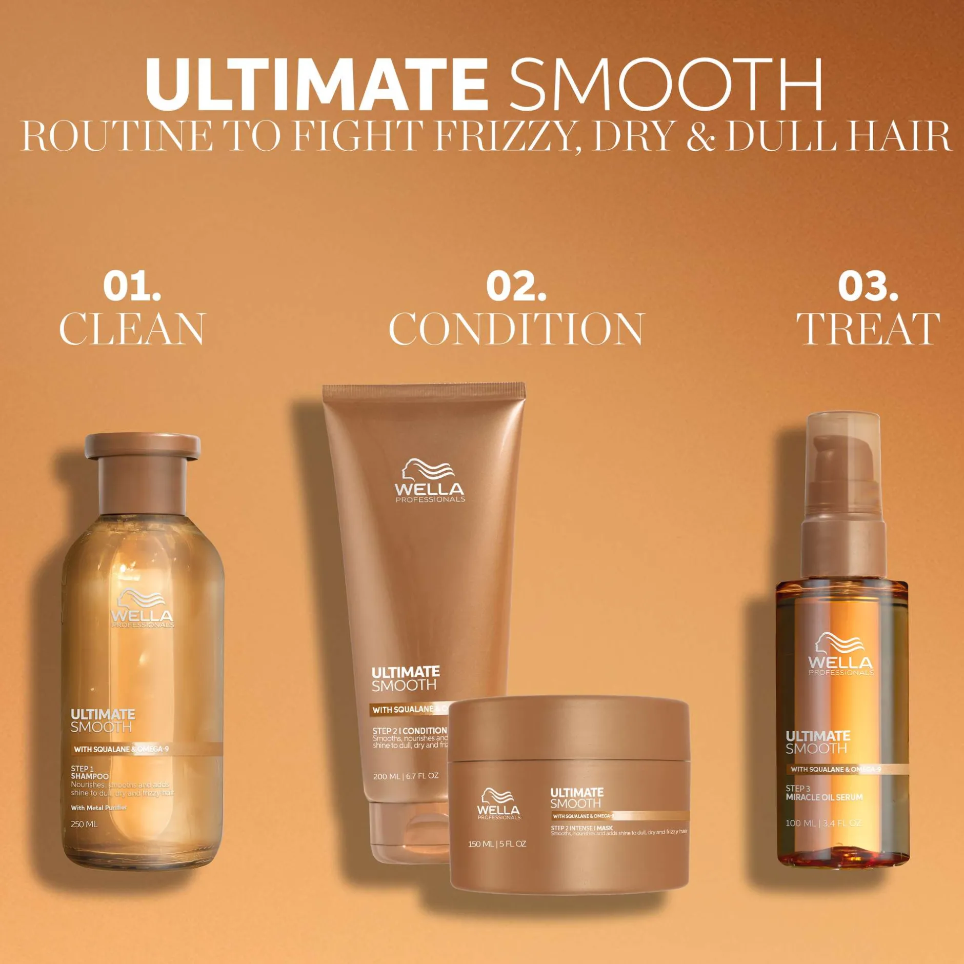 Wella Ultimate Smooth Shampoo 250ml Sale